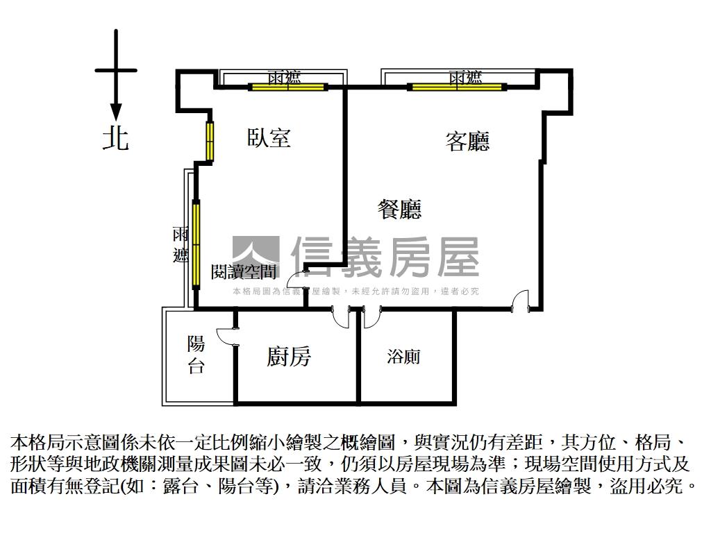 西門捷運幸福回家１＋１房屋室內格局與周邊環境