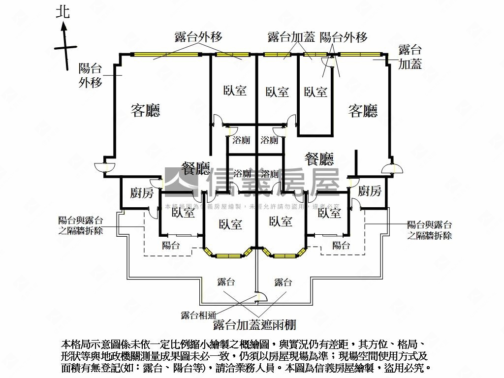 塔城龍門．近雙子星露台戶房屋室內格局與周邊環境