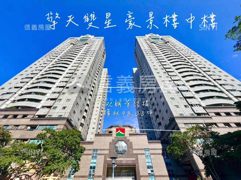 擎天雙星豪景樓中樓大空間房屋室內格局與周邊環境