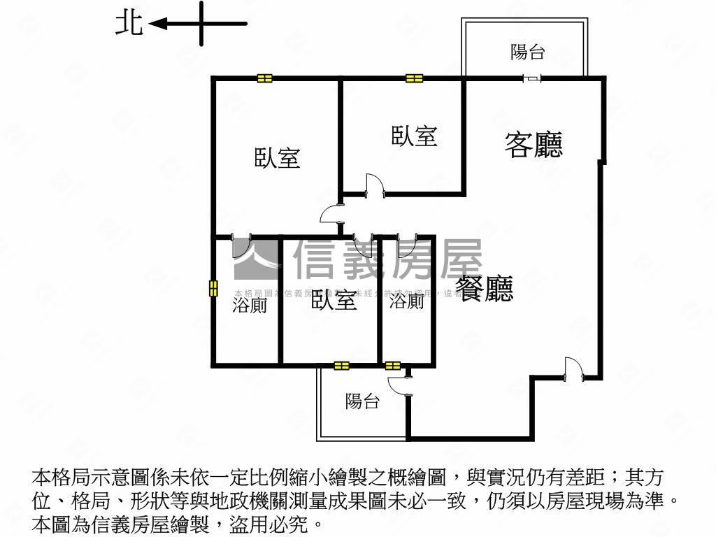 佳福大於高樓三房平車房屋室內格局與周邊環境