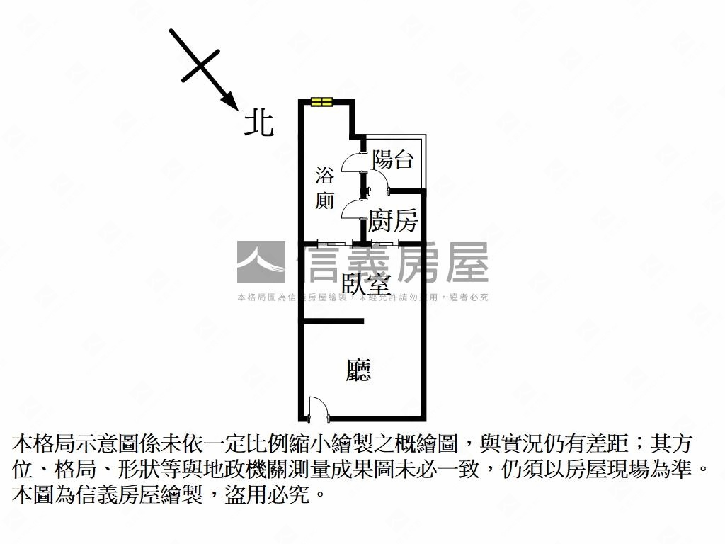 甲山林１５坪型１房房屋室內格局與周邊環境
