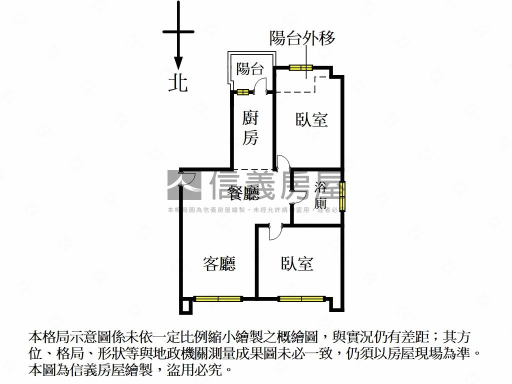 圓山捷運溫馨樹景二房車房屋室內格局與周邊環境