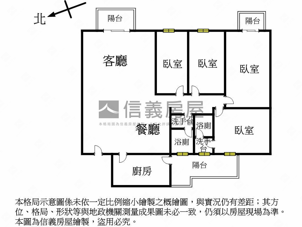 水湳經貿大四房附平面車位房屋室內格局與周邊環境