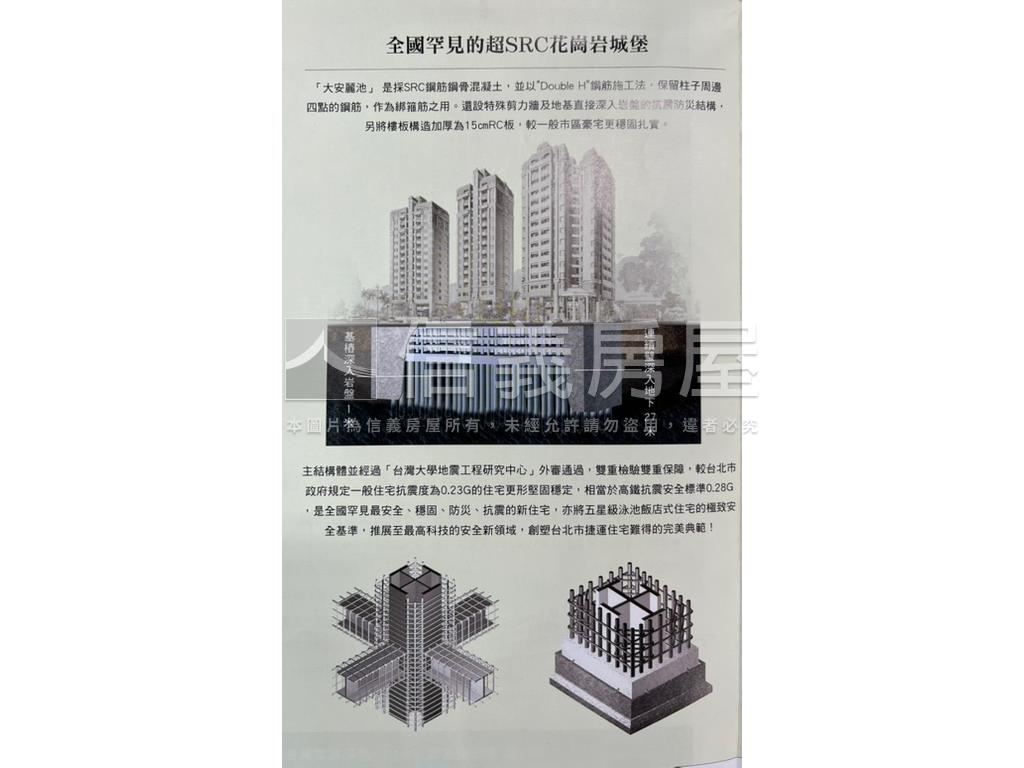 大安麗池捷運景觀二房車位房屋室內格局與周邊環境