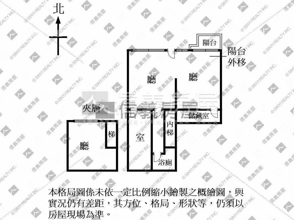 文心雲邸挑高店面房屋室內格局與周邊環境