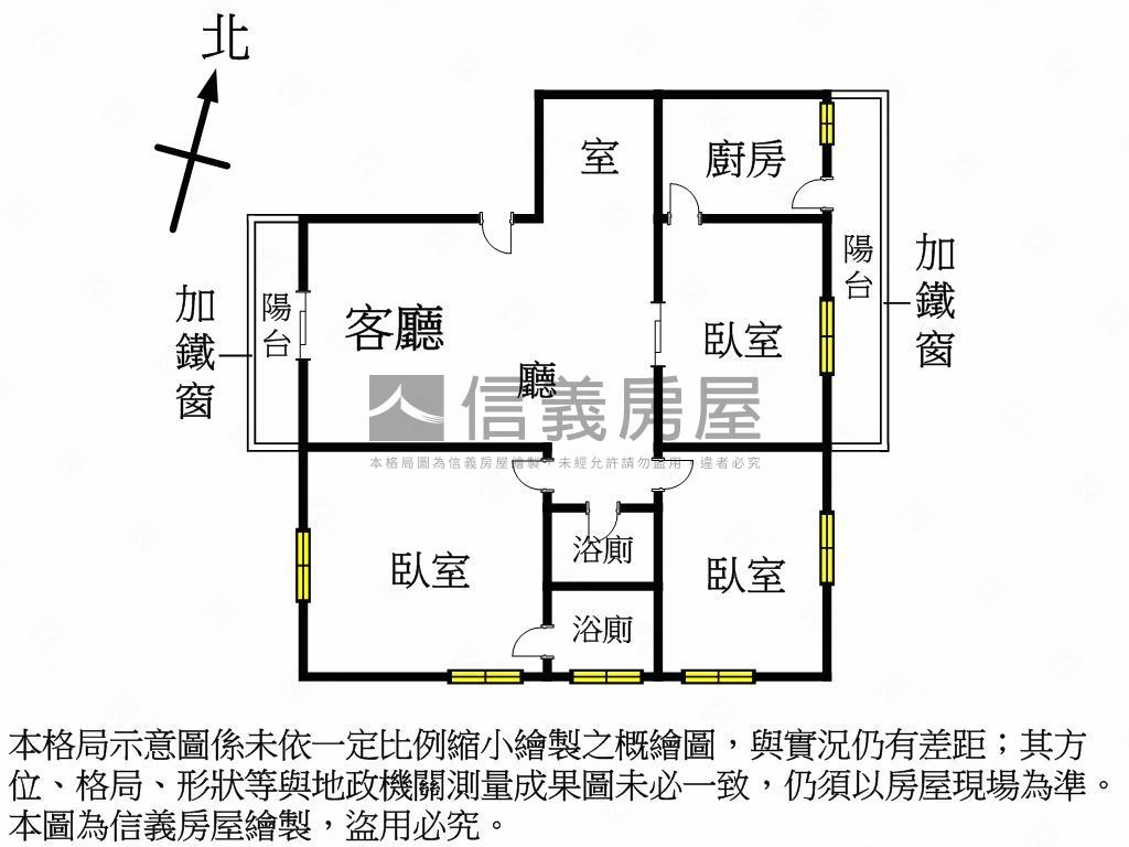 南區忠孝夜市旁邊間大三房房屋室內格局與周邊環境