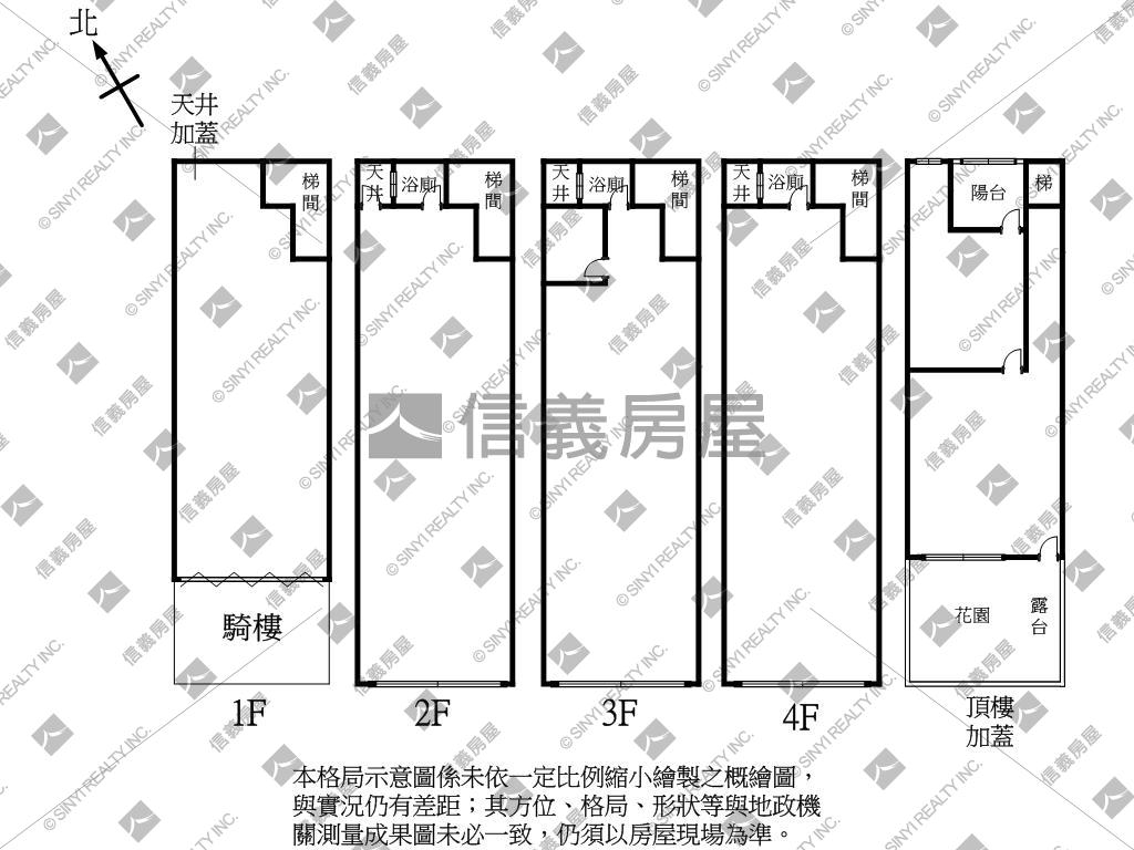 正義北透天金店面房屋室內格局與周邊環境