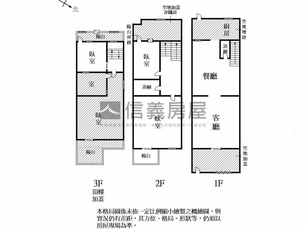 大橋三街傳統透天房屋室內格局與周邊環境