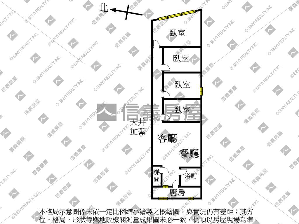 溪尾街大空間美寓房屋室內格局與周邊環境