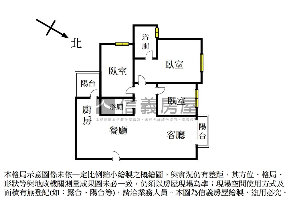大和富居次頂樓附車位房屋室內格局與周邊環境
