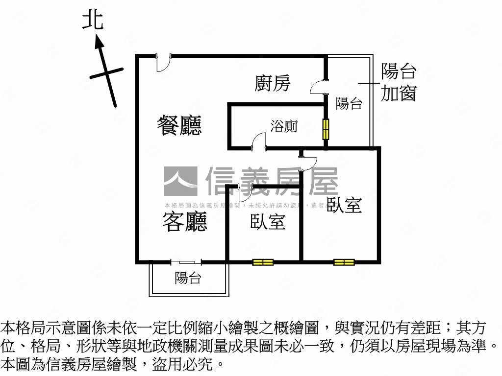 勝美欣朝南輕裝潢兩房平車房屋室內格局與周邊環境