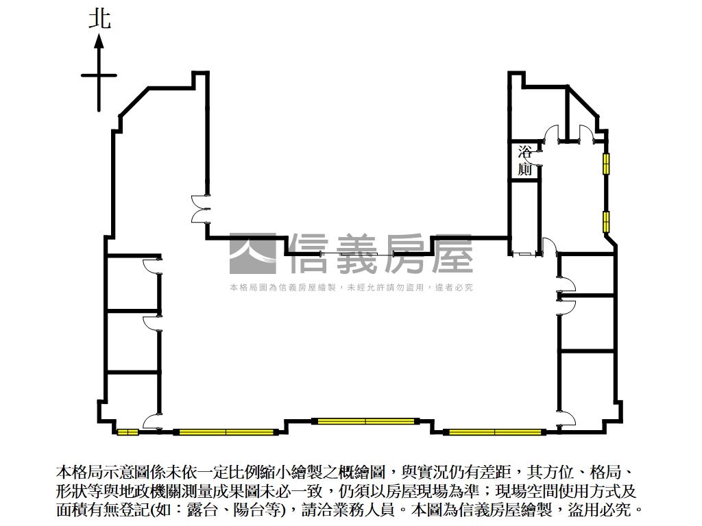 橋和捷運站大空間商辦房屋室內格局與周邊環境