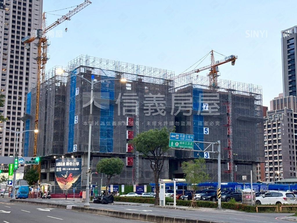 鑫高鐵Ⅲ高樓美宅車位房屋室內格局與周邊環境