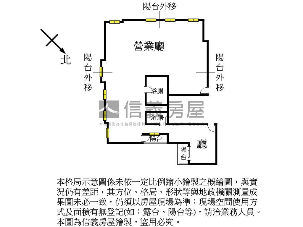 經國路台北捷豹百坪商辦房屋室內格局與周邊環境
