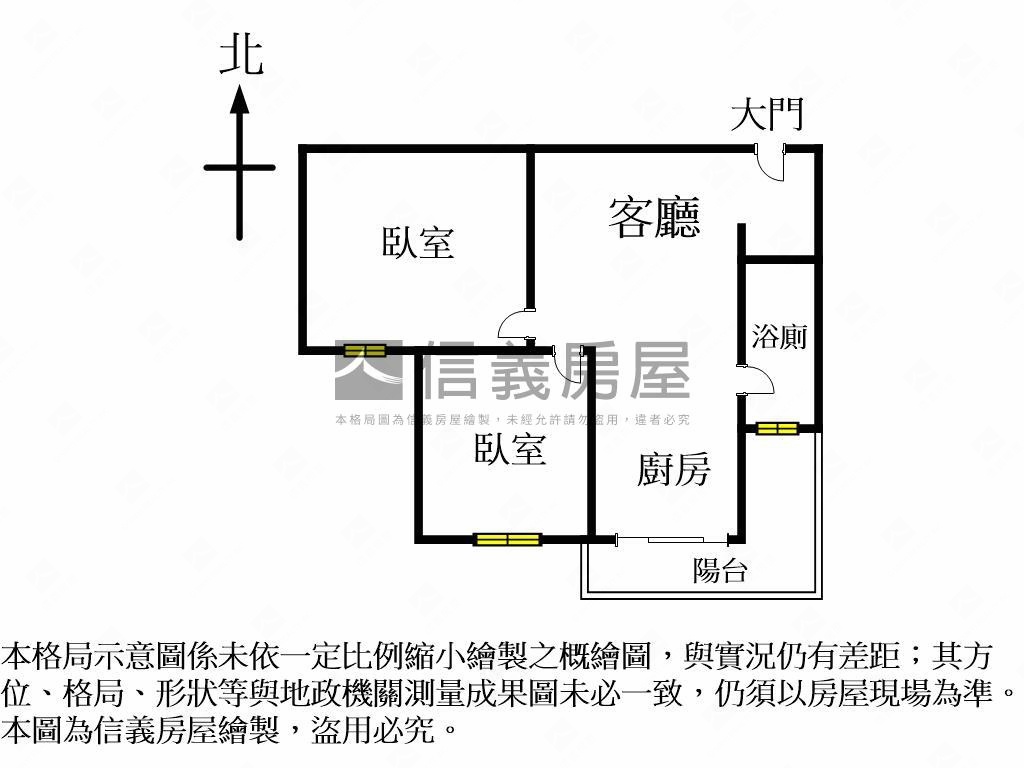陞霖執美Ｄ３格局兩房平車房屋室內格局與周邊環境