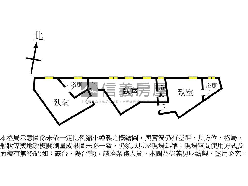 臺灣大道收租電梯三套房房屋室內格局與周邊環境