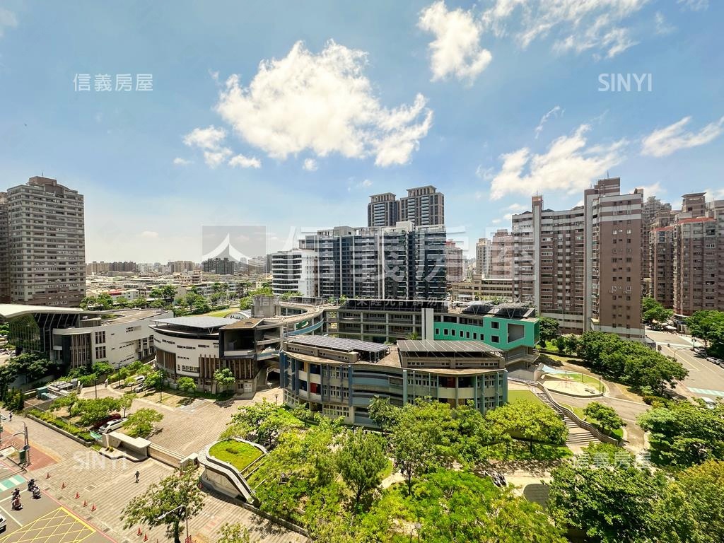 河堤校園景觀大三房房屋室內格局與周邊環境