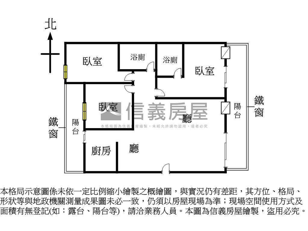 近捷運鳳山站整理三房房屋室內格局與周邊環境