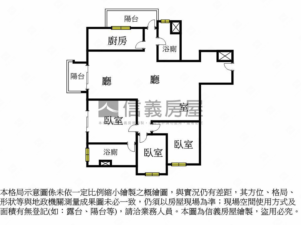中山日禾☘️綠意親境３房屋室內格局與周邊環境
