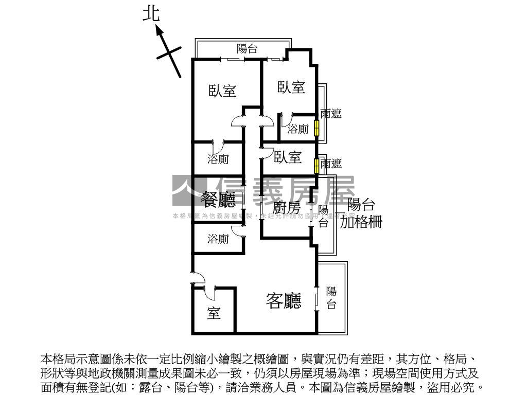 由鉅大謙精裝豪邸３平車房屋室內格局與周邊環境