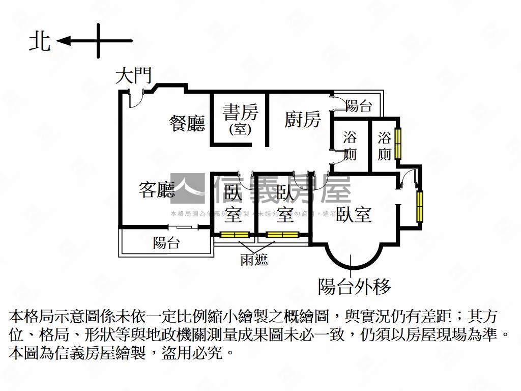 台北愛河３＋１房坡平車位房屋室內格局與周邊環境