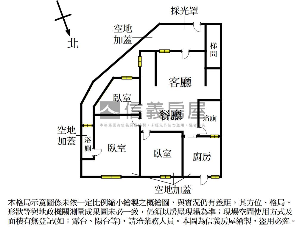 捷運靜巷邊間一樓房屋室內格局與周邊環境
