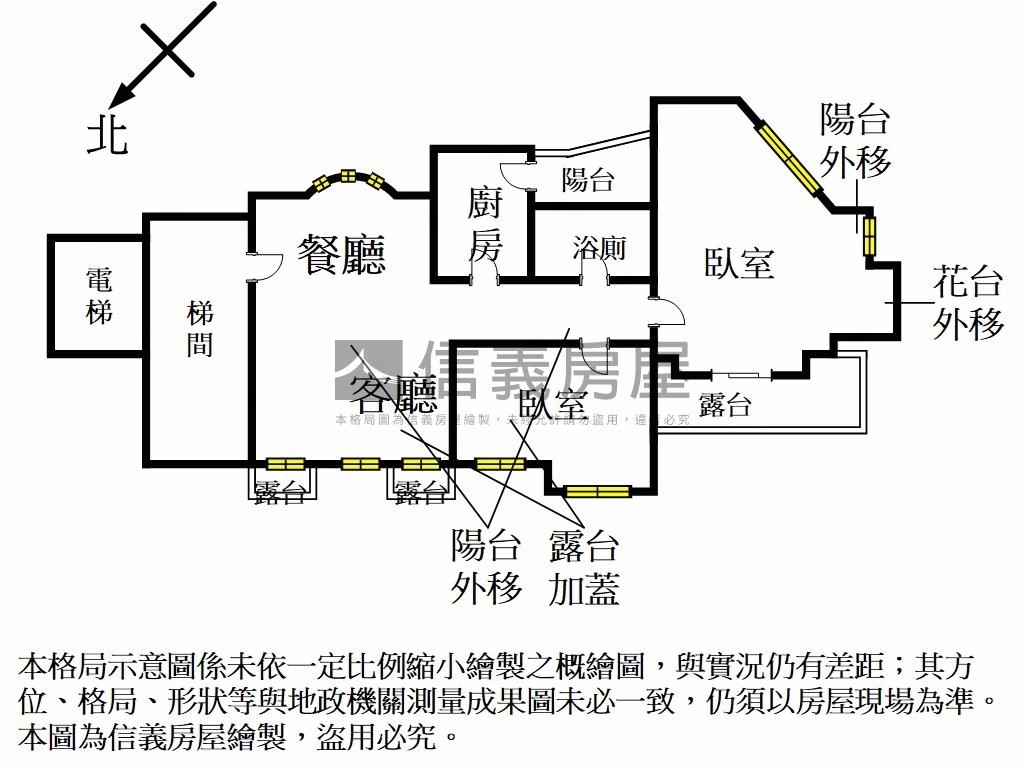 樂活公園電梯兩房房屋室內格局與周邊環境