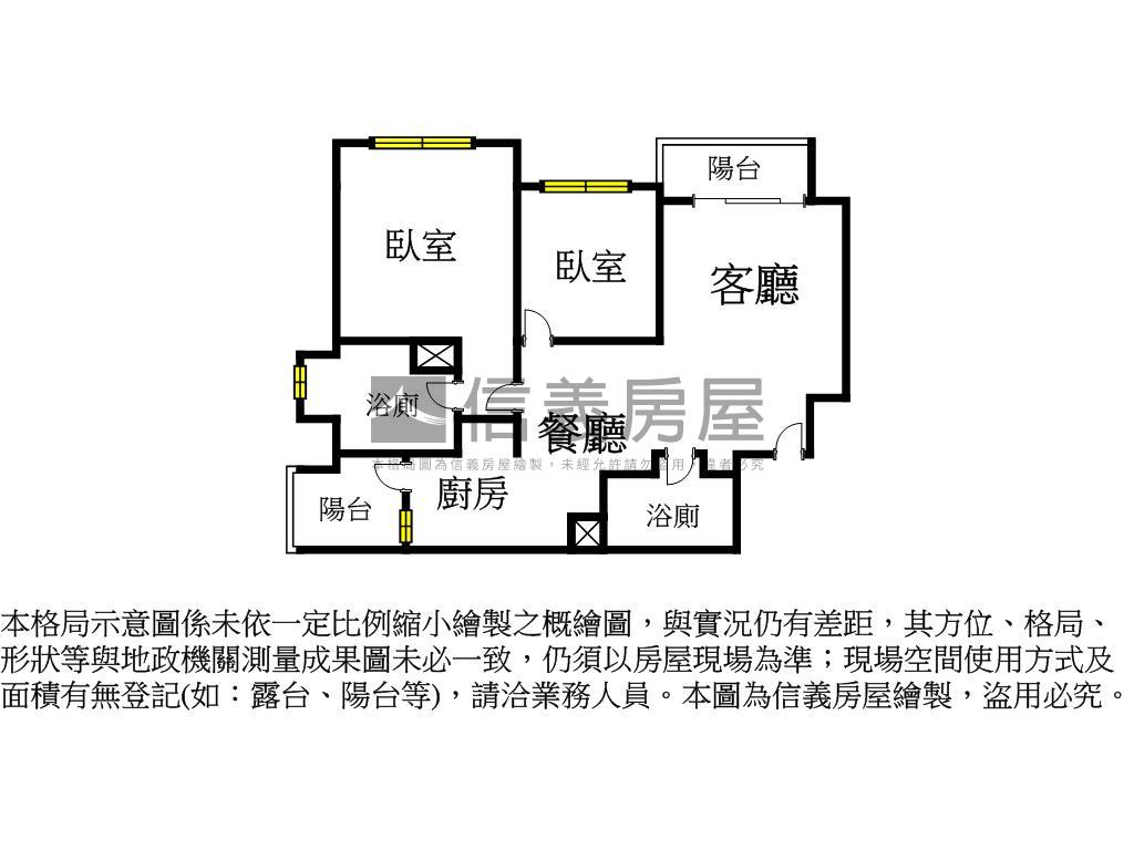 綠意久康兩房帶車位房屋室內格局與周邊環境