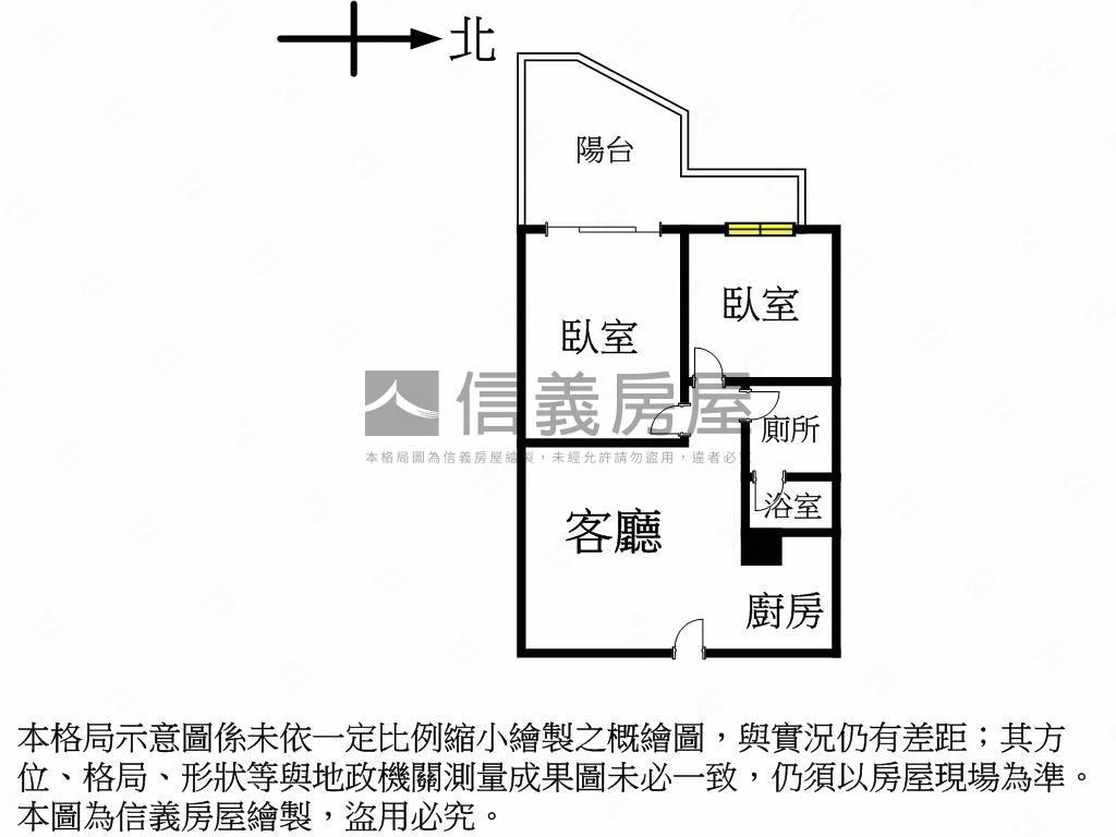 高大露台景觀二房車位房屋室內格局與周邊環境