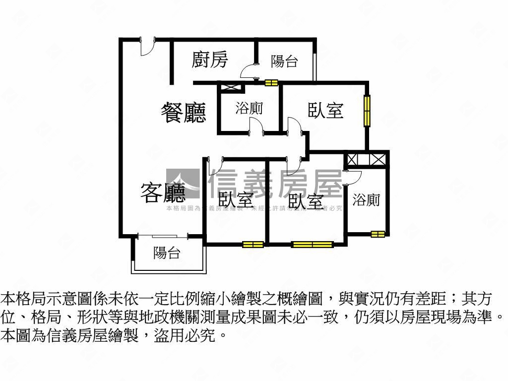 市鎮之櫻Ｄ８棟三房平車房屋室內格局與周邊環境