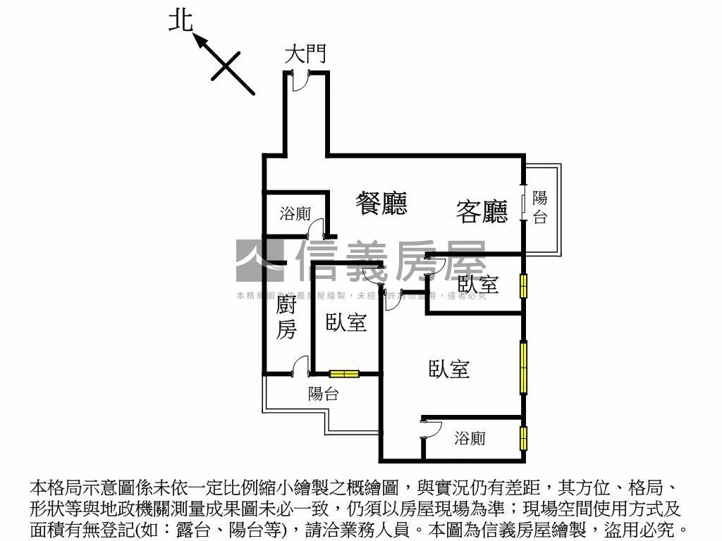 大華旭精緻裝潢三房車位房屋室內格局與周邊環境