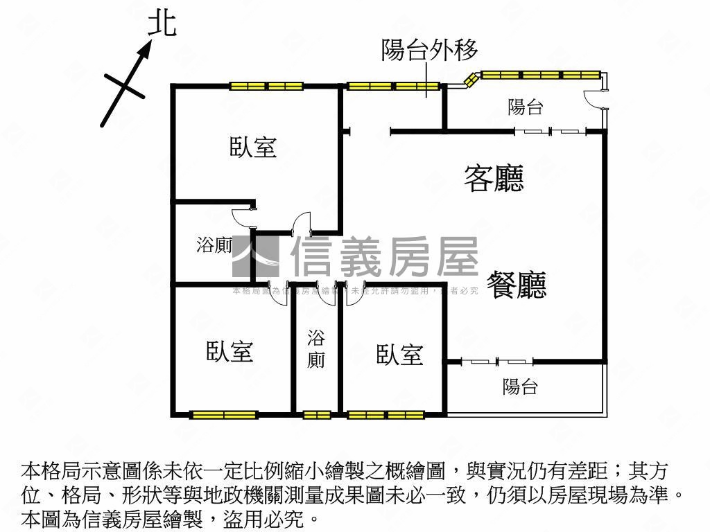 近水湳經貿高樓３房平車房屋室內格局與周邊環境