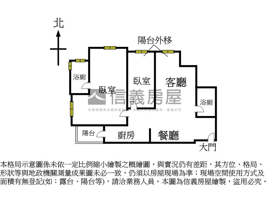漂亮浪漫紐約兩房兩衛車位房屋室內格局與周邊環境