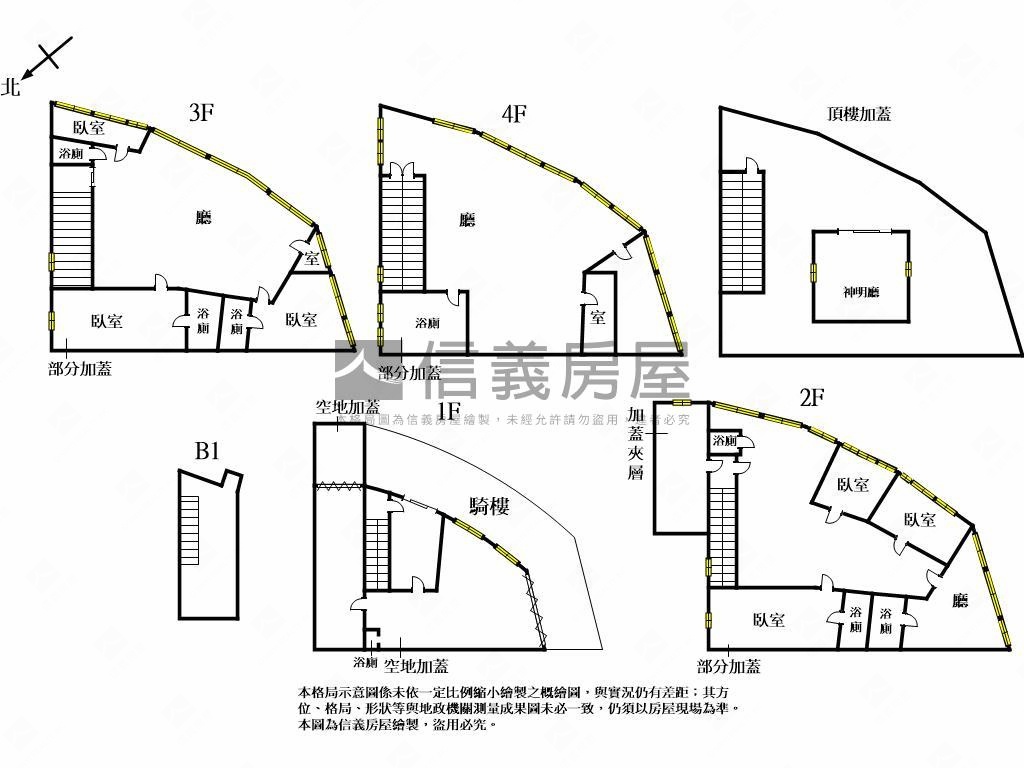 急售！西屯大地坪角間透店房屋室內格局與周邊環境