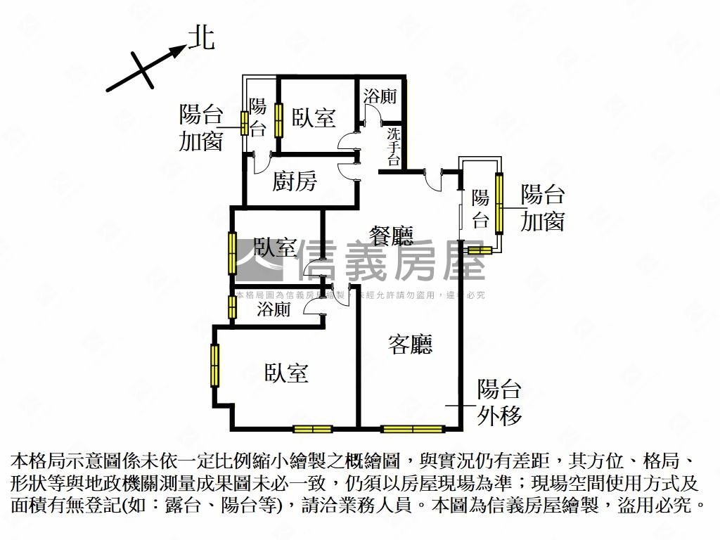 陽光公園捷運成家３房車位房屋室內格局與周邊環境