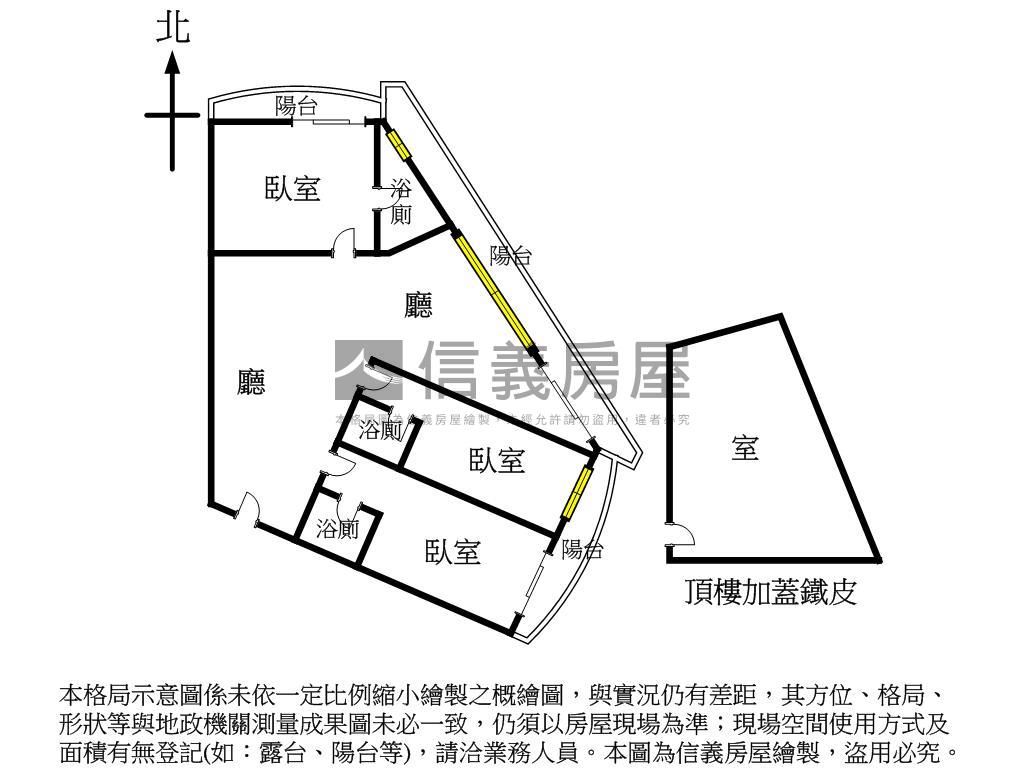 近中興大學、國資圖美三房房屋室內格局與周邊環境