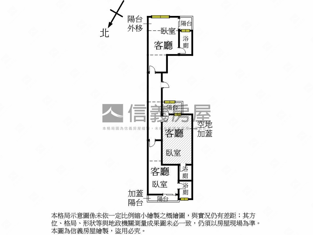 全新投報佳美裝潢二套房Ｂ房屋室內格局與周邊環境