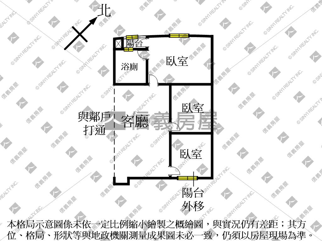 專任＿未來捷運旁電梯三房房屋室內格局與周邊環境