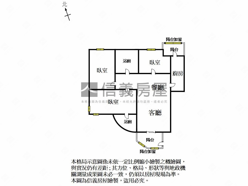 太皇園｜雙陽台｜三房車位房屋室內格局與周邊環境