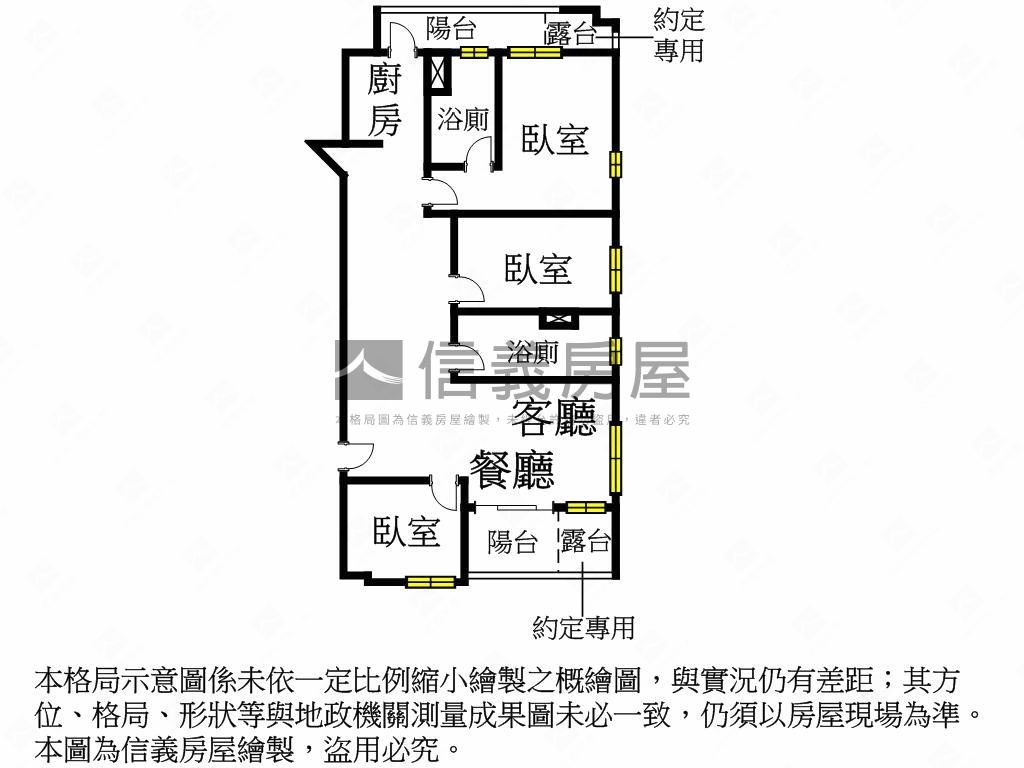 ✨得獎作品✨河景三房坡平房屋室內格局與周邊環境