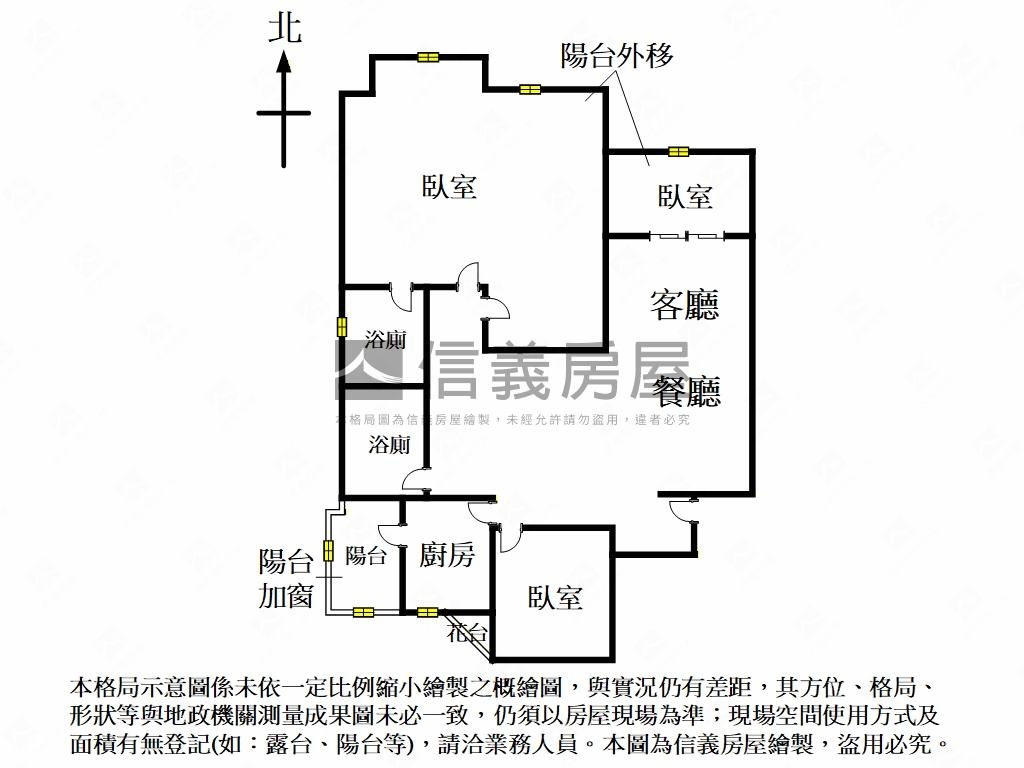 專任大安國宅邊間大３房房屋室內格局與周邊環境
