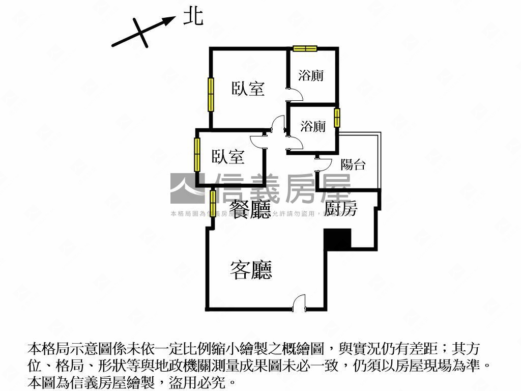 亞昕一緒兩房雙衛平車房屋室內格局與周邊環境