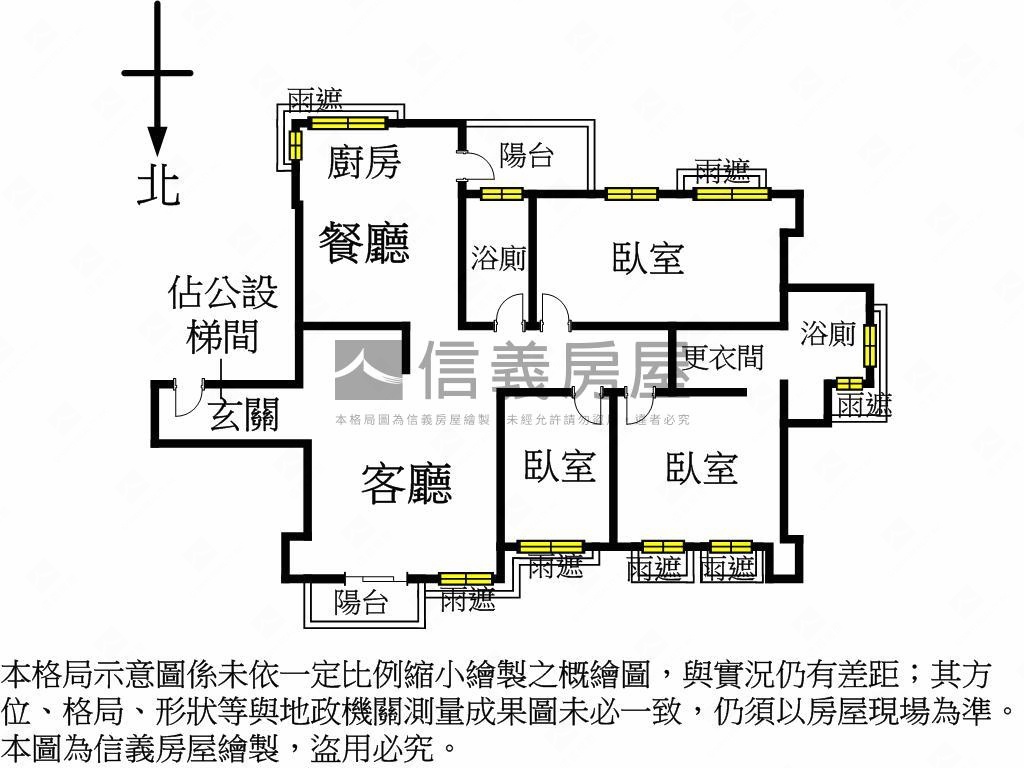 松江仰翠三房附坡平車位房屋室內格局與周邊環境