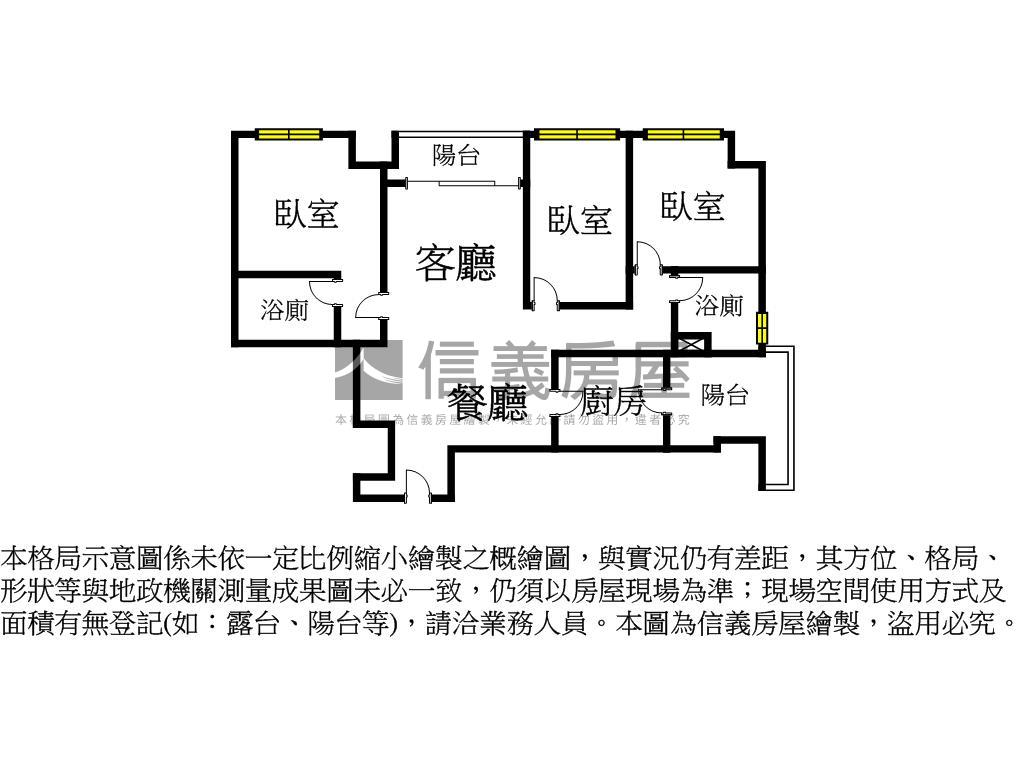 士林一品Ａ１戶５樓房屋室內格局與周邊環境