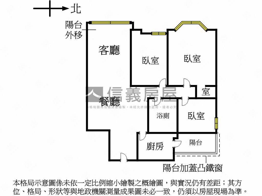 台北大城優質三房房屋室內格局與周邊環境