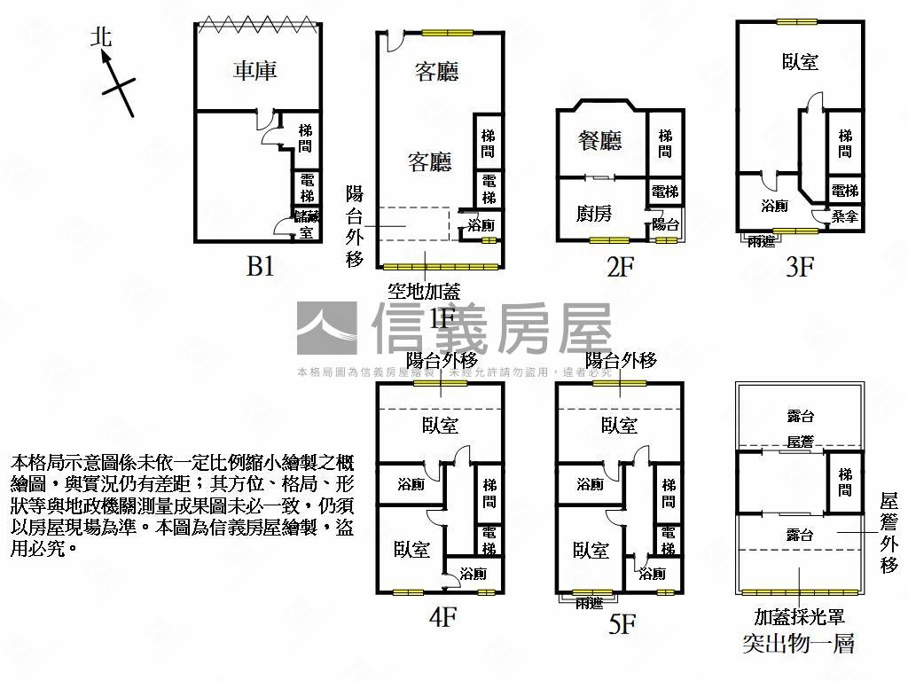 翡冷翠大器電梯透天房屋室內格局與周邊環境