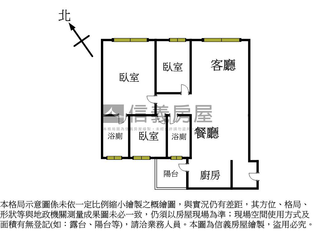 工學匯高質感三房平車房屋室內格局與周邊環境