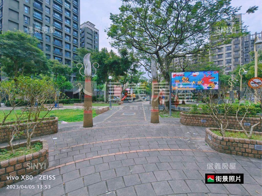 遠眺樹梢稀有華廈大戶房屋室內格局與周邊環境