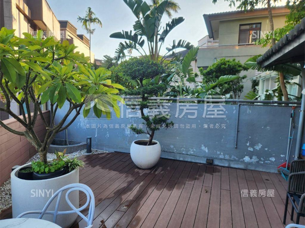 好天母美景庭院附車位房屋室內格局與周邊環境