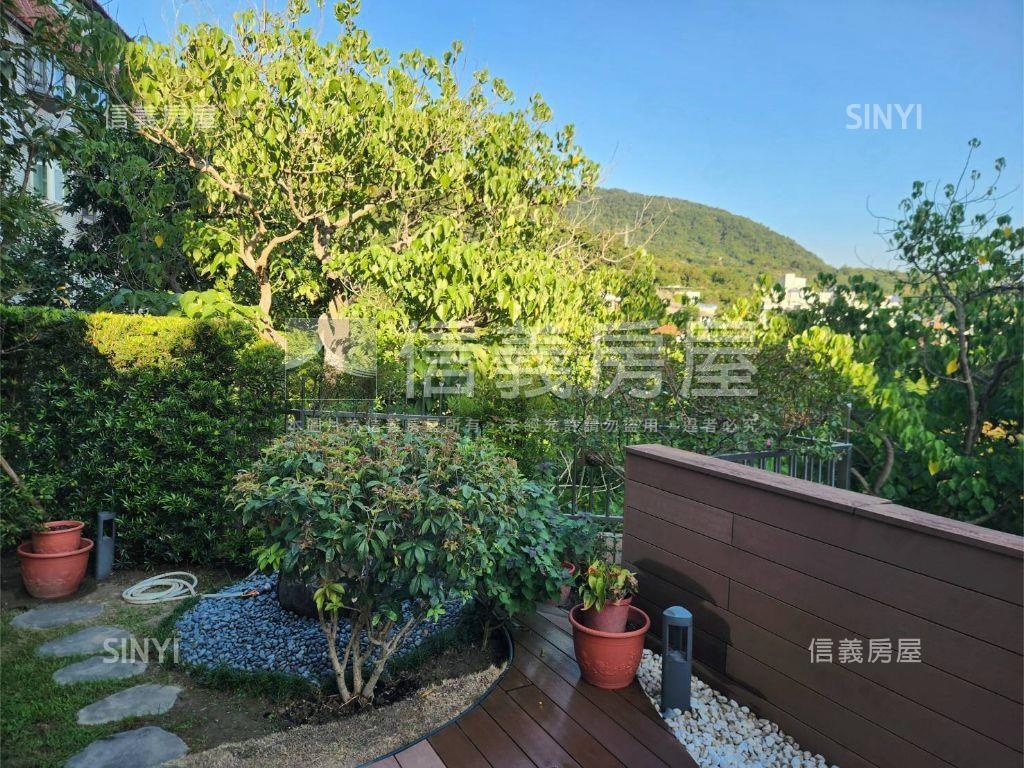 好天母美景庭院附車位房屋室內格局與周邊環境